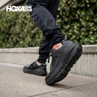 Hoka OneOne男邦代皮面版跑步健步鞋Bondi LTR缓冲轻便透气运动鞋 黑色 US 9 /270mm