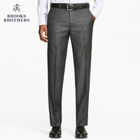 Brooks Brothers/布克兄弟男士美利奴羊毛修身长裤西裤商务通勤 0007-灰色 30RG