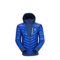 Salomon 萨洛蒙男款户外保暖羽绒服 800蓬X ALP DOWN HOODIE M 冲浪蓝397830 M