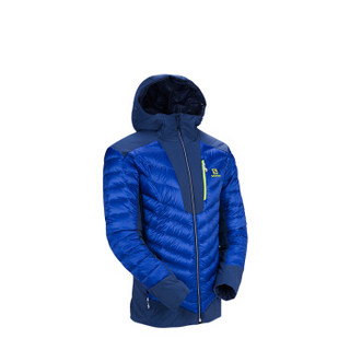 Salomon 萨洛蒙男款户外保暖羽绒服 800蓬X ALP DOWN HOODIE M 冲浪蓝397830 M