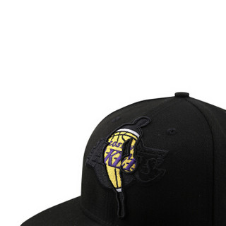 NBA New Era 湖人队 时尚篮球运动嘻哈棒球帽帽子 可调节 图片色 S 54-60cm