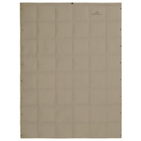 Highrock天石户外春秋700蓬松度鹅绒羽绒睡袋成人室内办公室酒店隔脏便携保暖露营装 浅咖啡色