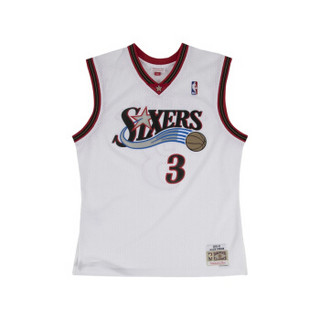 NBA-Mitchell&Ness 76人队 艾弗森 SW球迷版复古球衣00-01赛季 图片色 XL