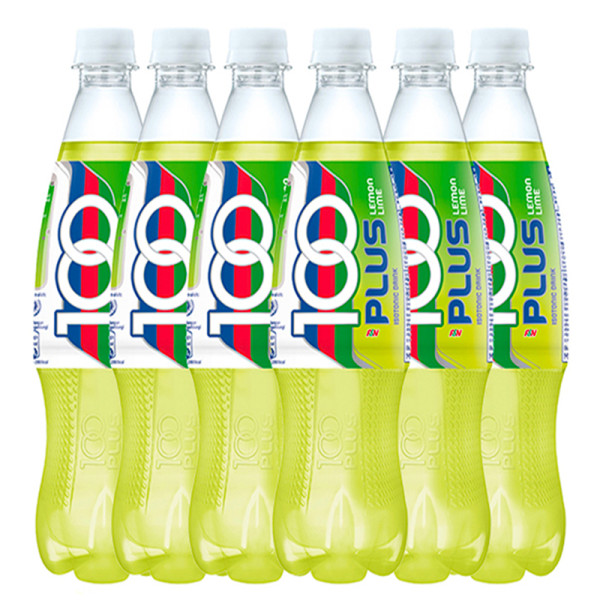 商品100plus 马来西亚进口 柠檬味功能饮料500ml*6瓶