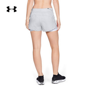 Under Armour 安德玛官方 UA女子 Launch SW 2合1运动短裤-1342843 灰色014 XS