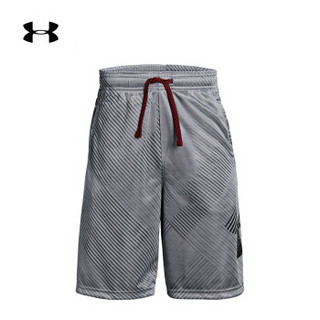 Under Armour 安德玛官方 UA男童 Jacquard 运动短裤-1306090 灰色035 童L