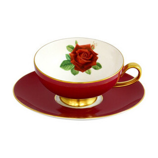 名花堂系列—Aynsley X Narumi 茶杯碟一客装（红）骨瓷96744-20858