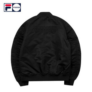 FILA FUSION 斐乐男子棉服 2019冬季新款时尚运动梭织棉服 黑色-BK 185/104A/XXL