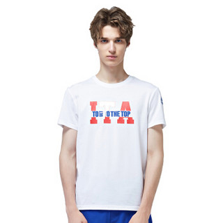 Kappa卡帕 男款运动短袖休闲T恤夏季半袖|K0712TD10D 漂白-001 L