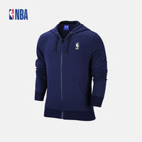 NBA 新款 时尚保暖经典NBALOGO纯色连帽夹克外套 男 图片色 2XL