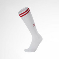 UMBRO茵宝运动配件男足球袜运动比赛训练袜子足球长筒袜 UBS8210-WMRD白色+红色 XL