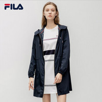 1FILA 斐乐官方 女子外套 2019秋季新款运动休闲梭织上衣女外套 传奇蓝-NV 180/96A/XXL