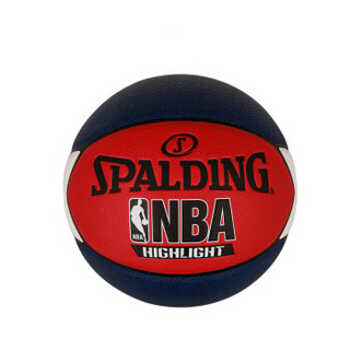 NBA-Spalding 斯伯丁 HIGHLIGHT系列 室内外 7号PU篮球 76-022Y 图片色