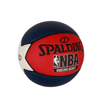 NBA-Spalding 斯伯丁 HIGHLIGHT系列 室内外 7号PU篮球 76-022Y 图片色