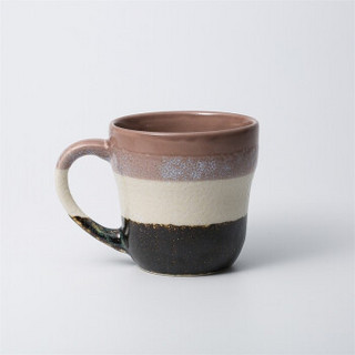 爱陶（AITO）日本原产进口马克杯Glaze works美浓烧陶瓷杯咖啡杯茶杯350ML 紫色