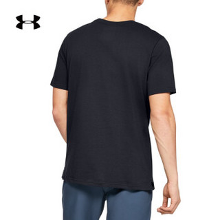 安德玛官方 UA Unstoppable 男子 运动T恤 Under Armour-1345643 黑色001 L