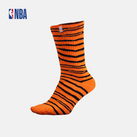 NBA 男士半毛圈运动高邦袜 透气吸汗 袜子 WLTJS186 橘色 均码