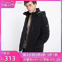 ANDREW MARC 男士连帽羽绒夹克