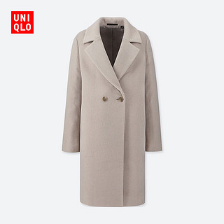 UNIQLO 优衣库 409862 女士羊毛混纺大衣