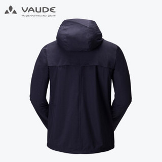 巍德（VAUDE）2019春夏男款2.5层防水冲锋衣1119185 暗海军蓝 L