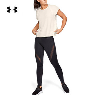 Under Armour 安德玛 UA女子Misty Embroidered短袖T恤1323895 白色125 XL