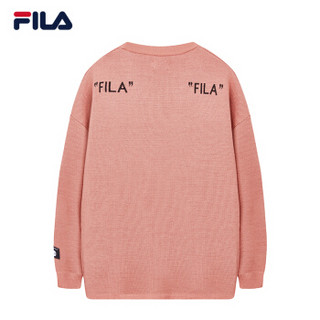 FILA FUSION x b+ab斐乐2019 F系列针织衫女冬季休闲宽松套头毛线衣 粉色-PC 165/84A/M