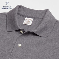 Brooks Brothers/布克兄弟男士超修身版Supima棉Polo衫1000063890 0006-炭灰色 XL