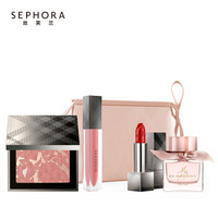 博柏利(BURBERRY)挚爱绯色悦粉颜彩盘 颜彩盘 8g+液体唇膏17色套装