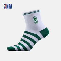 NBA 男士平板运动低邦袜 透气吸汗 袜子 WLTJS193 绿色 均码