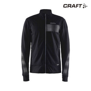 CRAFT/夸夫特 Brilliant 2.0 男款冬季保暖防风 透气 排汗 跑步健身休闲夹克 黑色1905420 L