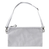 無印良品  無印良品 MUJI 聚酯纤维双拉链包 F8A8051