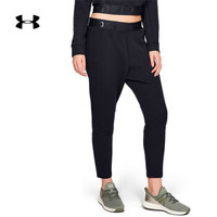 Under Armour 安德玛官方 UA女子Move Light运动中裤-1345600 黑色001 S