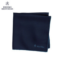 Brooks Brothers/布克兄弟男士丝质方巾1000003195 4004-藏青色