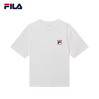 FILA 斐乐官方White Line系列情侣款短袖T恤 2019夏季新款 运动宽松时尚短袖T 标准白-WT 175/96A/L