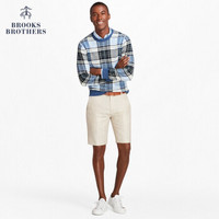 Brooks Brothers/布克兄弟棉麻混纺百慕大式短裤1000035421 B105-浅米黄 34