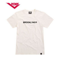 PONY/波尼T恤夏季新品女款舒适透气运动休闲短袖T恤72W2AT35 白色 XL