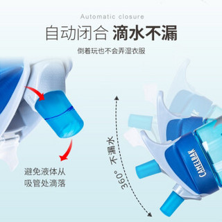 驼峰（CAMELBAK） 美国 儿童吸管杯防漏耐摔卡通塑料杯学生水瓶 欧阳娜娜同款水杯 11134-彩虹