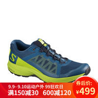 萨洛蒙（Salomon） 蒙男款户外轻量透气稳定越野跑鞋 XA ELEVATE 深蓝色400064 UK7.5 (41 1/3)