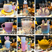 星巴克 2018圣诞款可爱哈士奇造型马克杯 