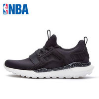 NBA球鞋 男士新款运动时尚休闲鞋 透气轻便运动鞋 鞋子 N1648806 黑/月白-1 44.5