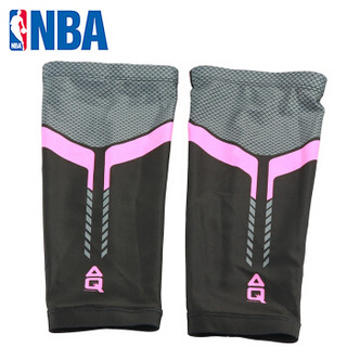 NBA AQ 经典款护小腿套 专业运动护具 AQ0048AA 黑粉 XL