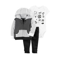 Carter's 宝宝印花套装三件套 3-9个月