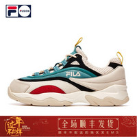 FILA FUSION 斐乐 女子老爹鞋 2019新款跑步鞋休闲鞋复古跑鞋运动鞋女鞋 天空灰-SG-T52W011107A 36