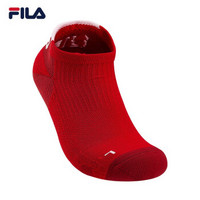 FILA 斐乐官方2019 RED系列女袜2019春季新款休闲运动时尚低腰袜 红色-RD XS
