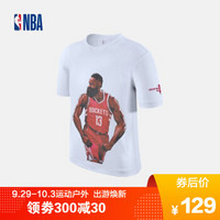 NBA 休斯顿火箭队超级英雄系列 哈登 休闲运动圆领短袖T恤 图片色 S