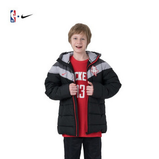 NBA 童装 火箭 中大童 秋冬款 保暖 NIKE 棉服 图片色 S