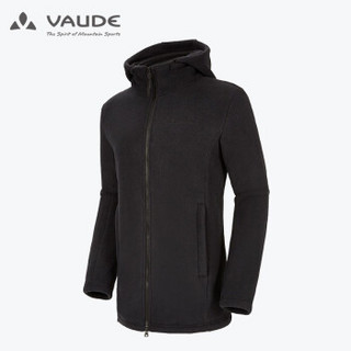 巍德（VAUDE）新品户外保暖男羊羔绒抓绒衣男款抓绒外套1318097 黑色 M