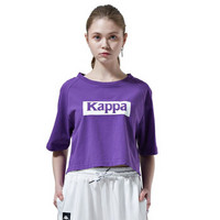 Kappa卡帕 女款串标运动短袖休闲T恤半袖 2019款|K0922TD77 紫外光-488 M