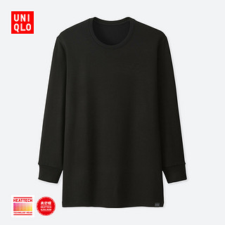 UNIQLO 优衣库 HEATTECH ULTRA WARM 400230 男士圆领九分袖T恤