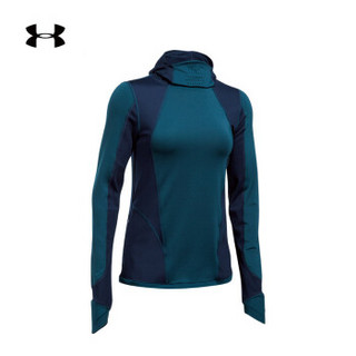 安德玛官方 UA Balaclava女子 连帽运动卫衣 Under Armour-1298158 蓝色918 L